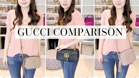 gucci soho disco vs marmont matelasse|gucci marmont purses.